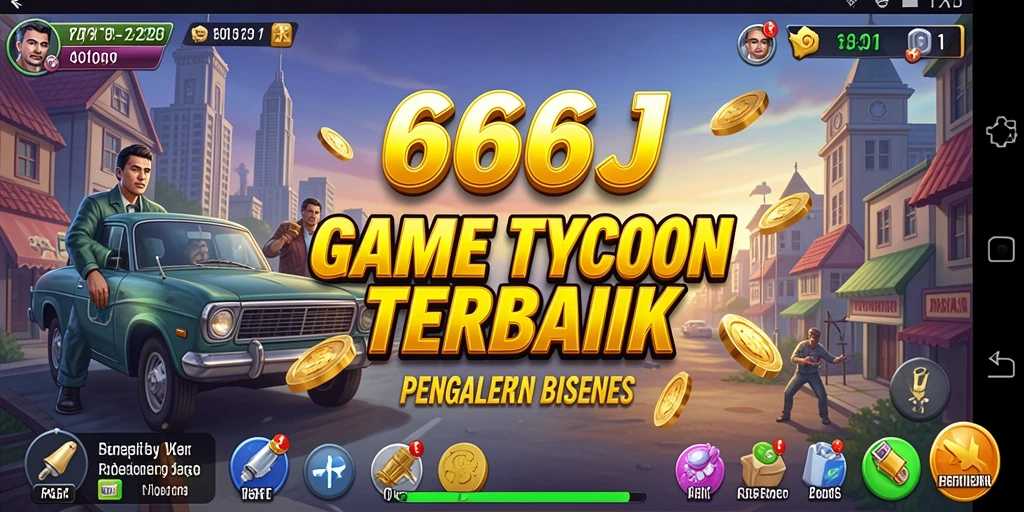 Tampilan gameplay Tycoon yang menarik dan interaktif dari 666J.