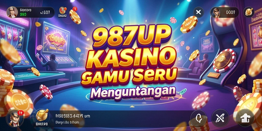 Tampilan gameplay seru di aplikasi Kasino 987UP.