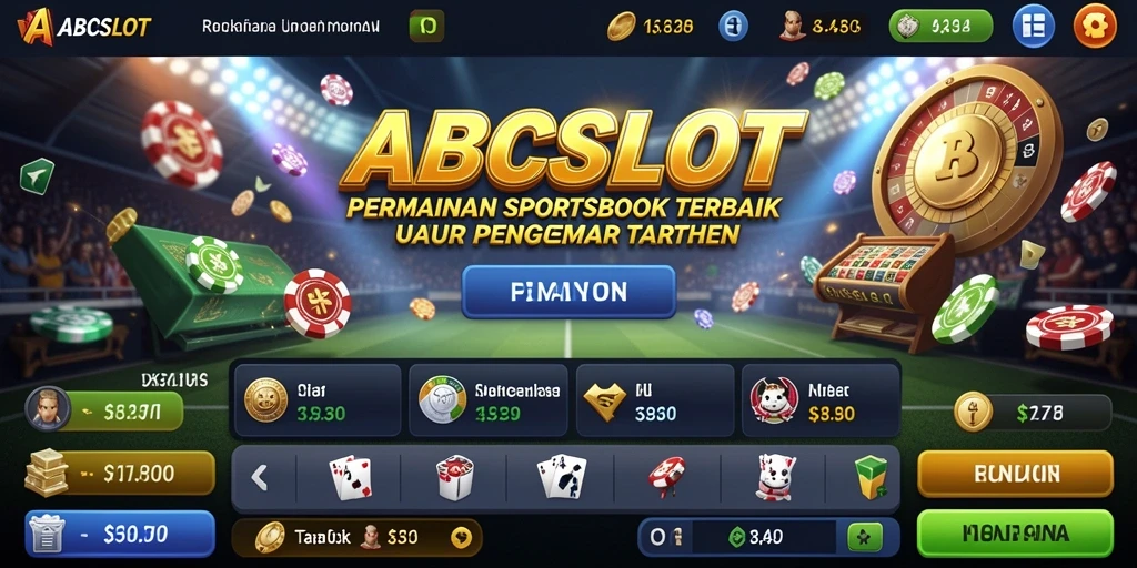 Tampak gameplay menarik di ABCSLOT dengan berbagai jenis taruhan.