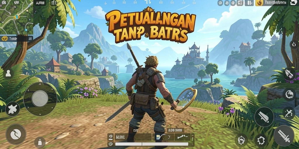 Screenshot gameplay AJR88 menunjukkan eksplorasi dunia terbuka yang menakjubkan.