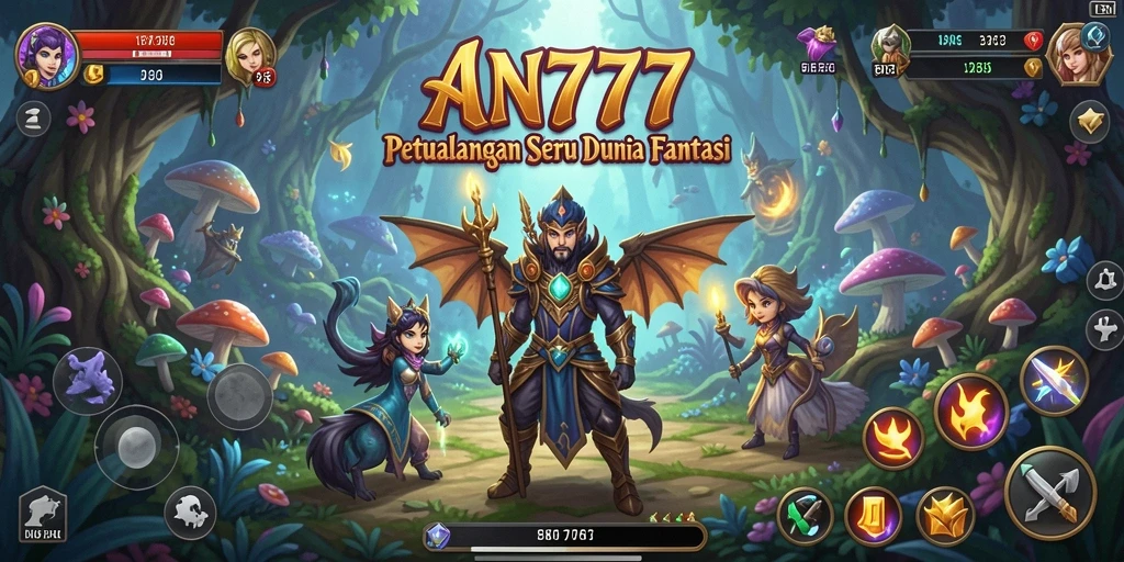 Tampilan gameplay AN777 yang penuh petualangan menarik.
