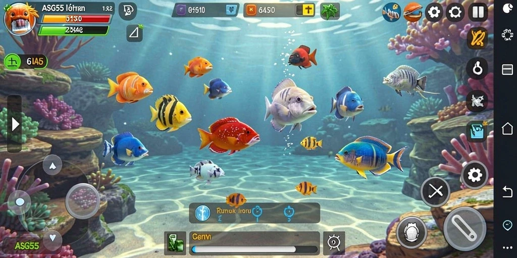 Tampilan gameplay Tembak Ikan yang seru dan menantang.
