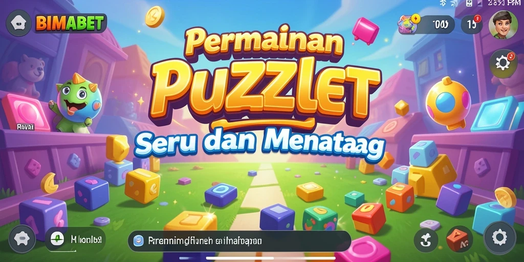 Tampilan gameplay puzzle yang seru dan menantang.