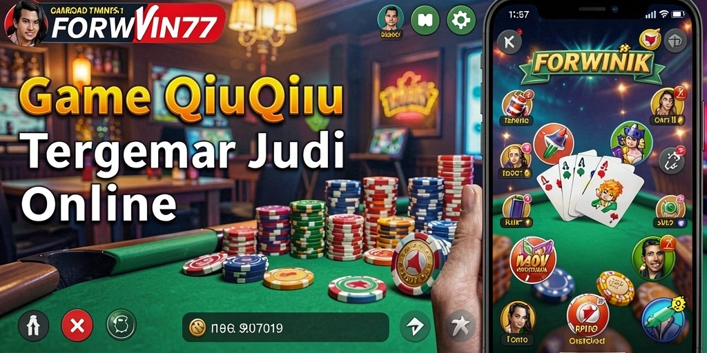 Tampilan gameplay menarik dari game QiuQiu FORWIN77.