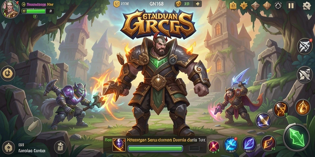 Tampilan seru gameplay ARPG dengan aksi mendebarkan.