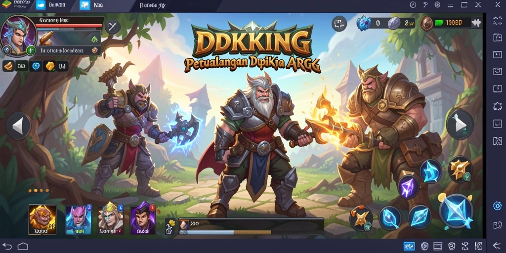 Gameplay seru dan pertarungan menarik dalam IDRKING.