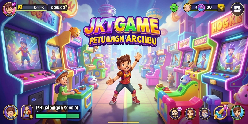 Gameplay seru JKTGAME dengan tantangan arcade menarik.