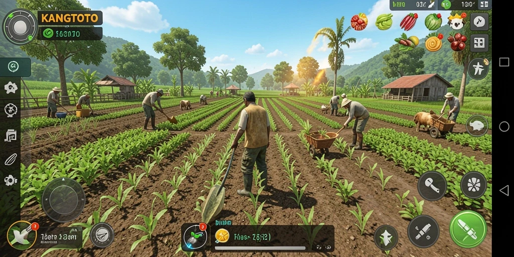 Gameplay seru di ladang hijau KANGTOTO.