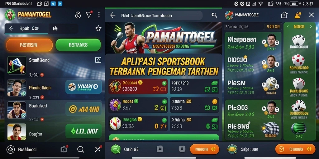 Tampilan gameplay PAMANTOGEL dengan berbagai jenis taruhan.