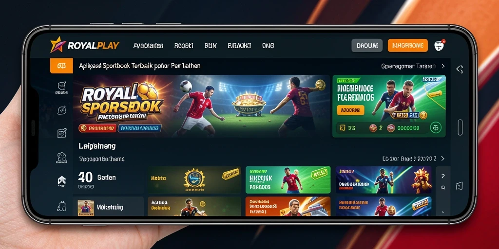 Tampilan gameplay Sportsbook di aplikasi ROYALPLAY yang menarik.