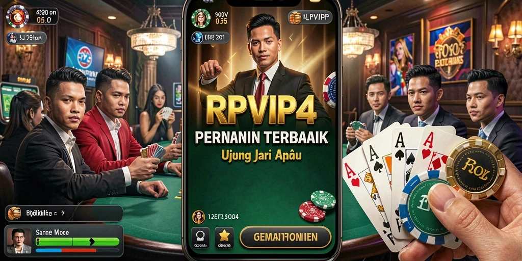 Screenshot RPVIP4 menampilkan momen seru dalam permainan Poker.