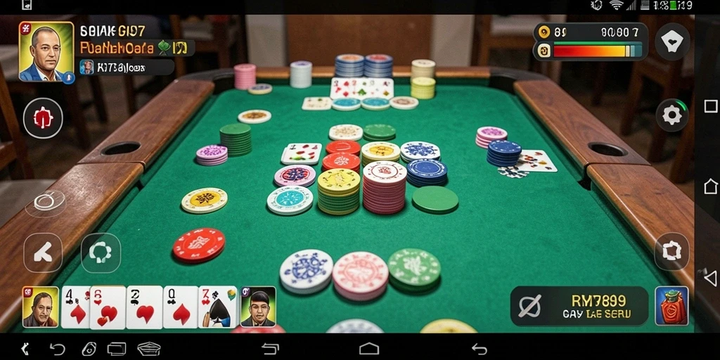 Tampilan gameplay Gaple yang seru di RR789.