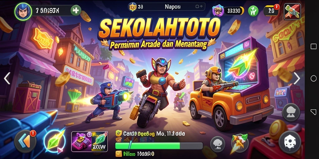 Tangkapan layar gameplay menarik dari SEKOLAHTOTO.