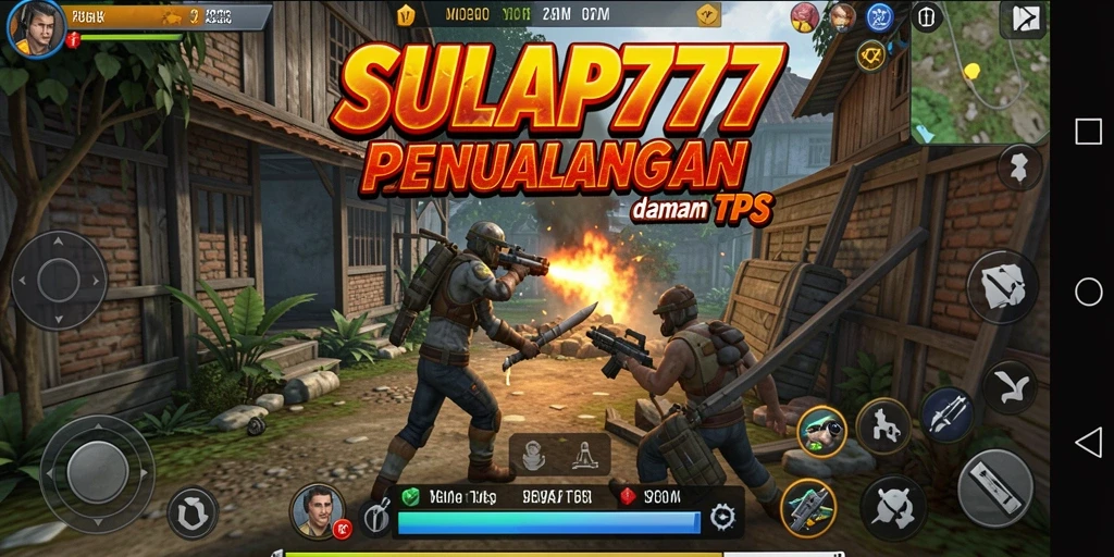 Tampilan menegangkan dari gameplay SULAP777 dalam TPS.