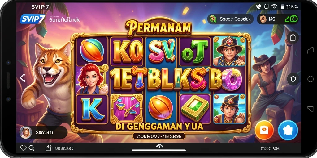 Tampilan gameplay menarik di SVIP7 dengan berbagai tema slot.