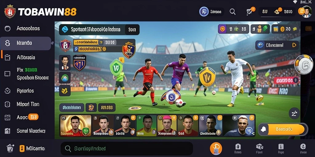 Tampilan menarik dari TOBAWIN88 saat melakukan taruhan olahraga secara live.