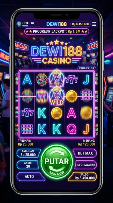 Menu kategori aplikasi dalam aplikasi dewi188.